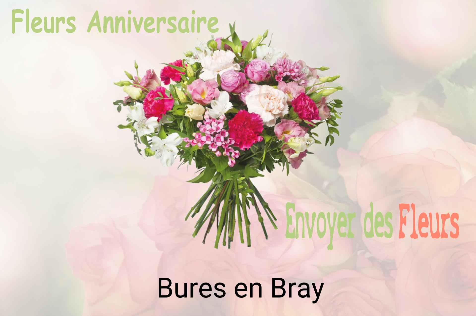 Bouquet de fleurs d’anniversaire livré à Bures-en-Bray