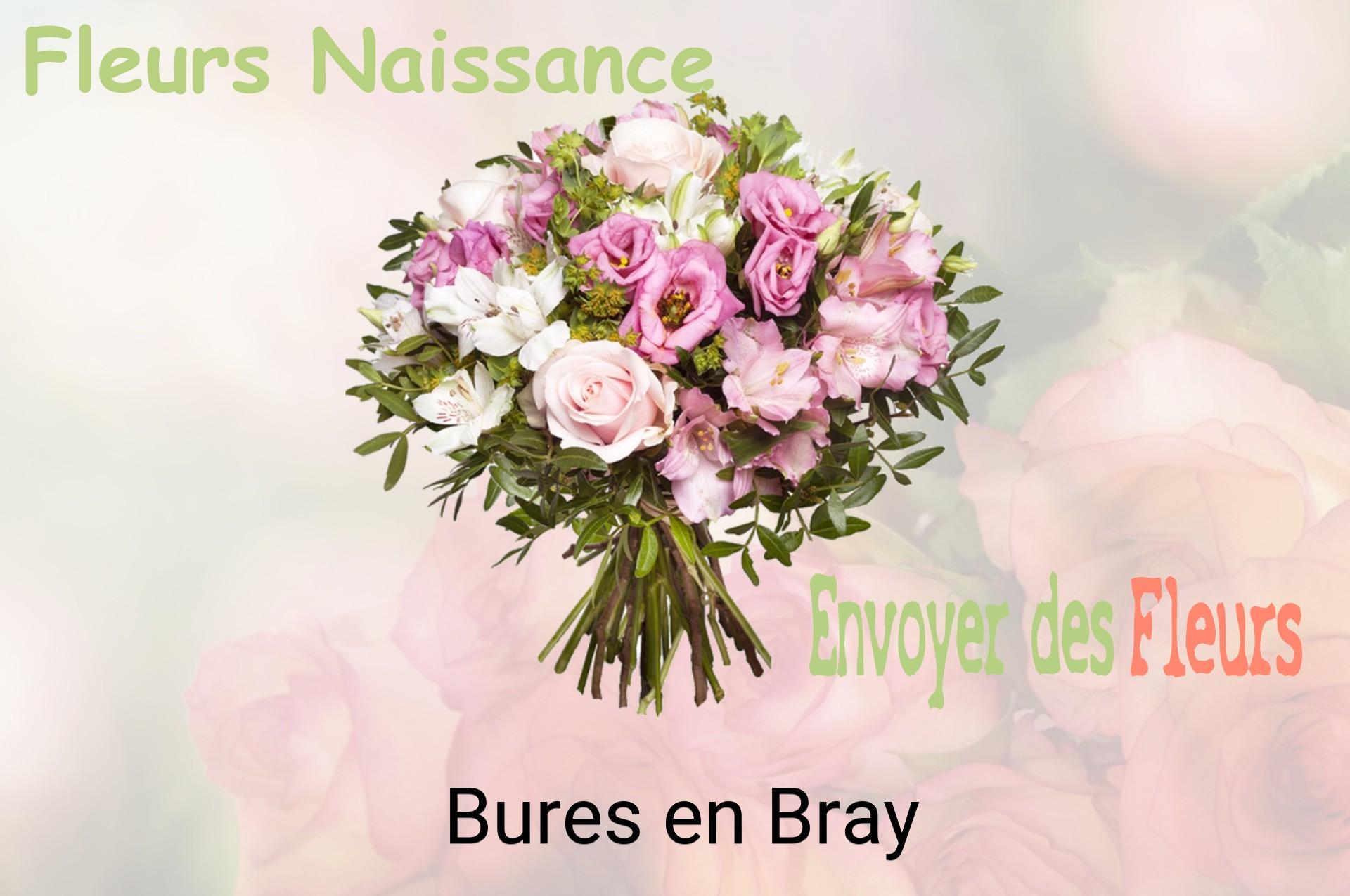 Bouquet de fleurs de naissance livré à Bures-en-Bray