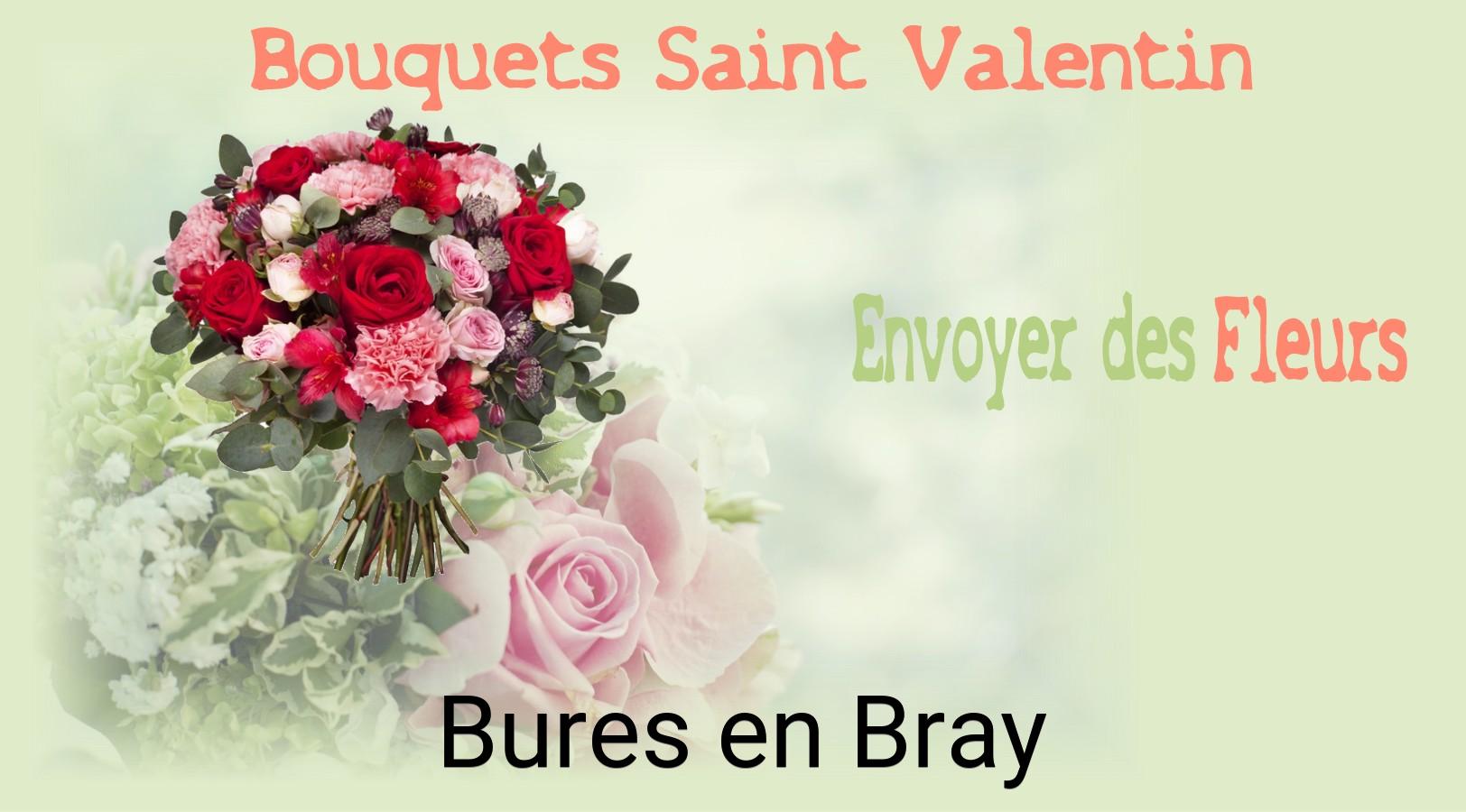 Roses de Saint-Valentin livrées à Bures-en-Bray